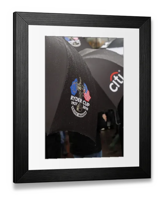 Framed Print : Wet Weather At Celtic Manor Framed Print : Wet Weather At Celtic Manor