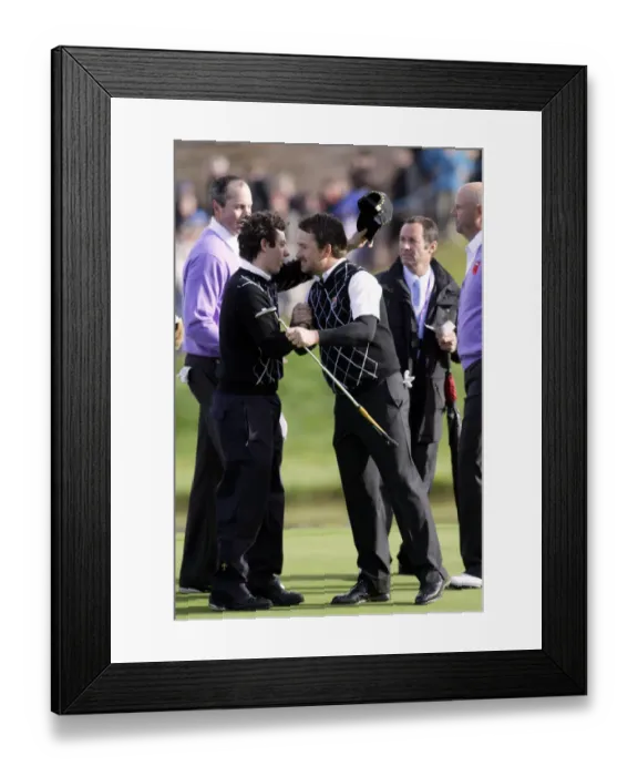 Framed Print : Graeme Mcdowell & Rory Mcilroy Framed Print : Graeme Mcdowell & Rory Mcilroy