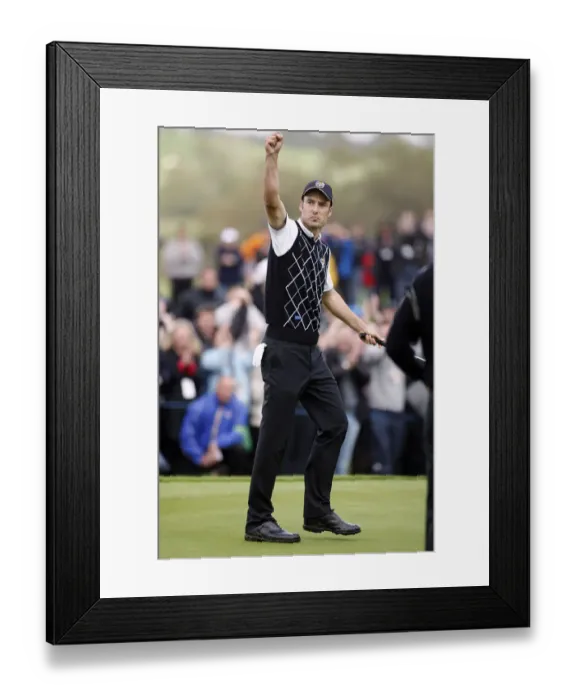 Framed Print : Ross Fisher Birdies The 10th Framed Print : Ross Fisher Birdies The 10th