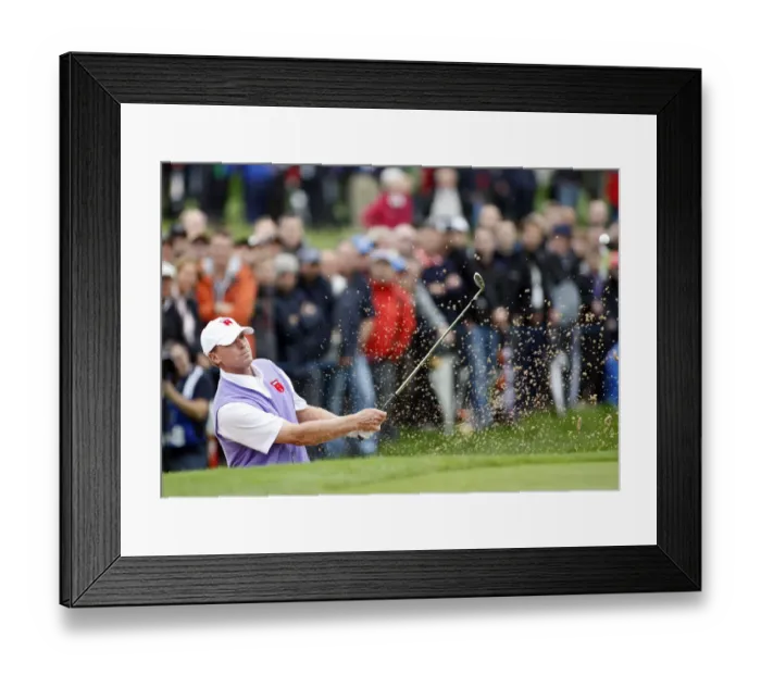 Framed Print : Steve Stricker On The 10th Framed Print : Steve Stricker On The 10th