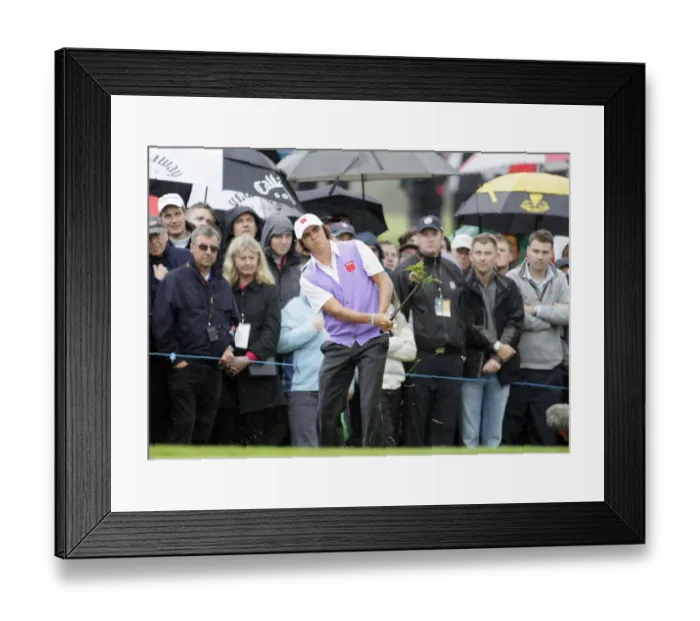 Framed Print : Rickie Fowler Chips Out At The 10th Framed Print : Rickie Fowler Chips Out At The 10th
