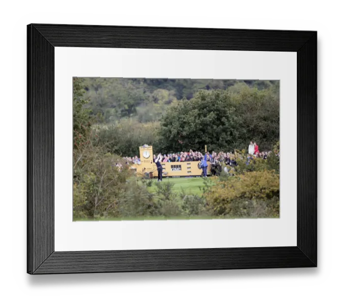 Framed Print : Ian Poulter On The 15th Tee