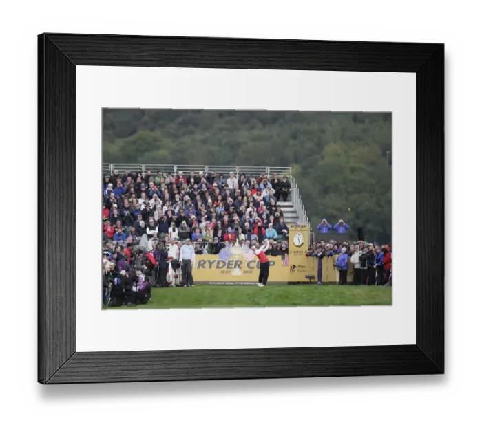 Framed Print : Rory Mcilroy On The 7th Par 3