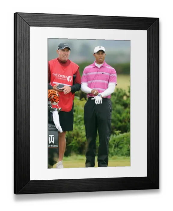 Framed Print : Steve Williams & Tiger Woods Framed Print : Steve Williams & Tiger Woods
