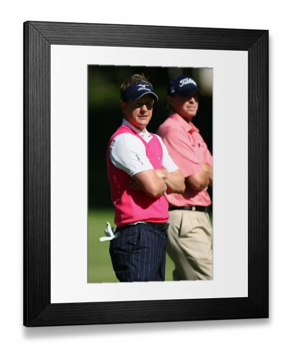 Framed Print : Luke Donald, Steve Stricker