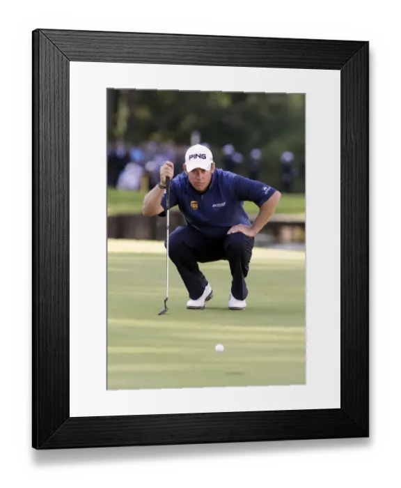Framed Print : Lee Westwood Framed Print : Lee Westwood