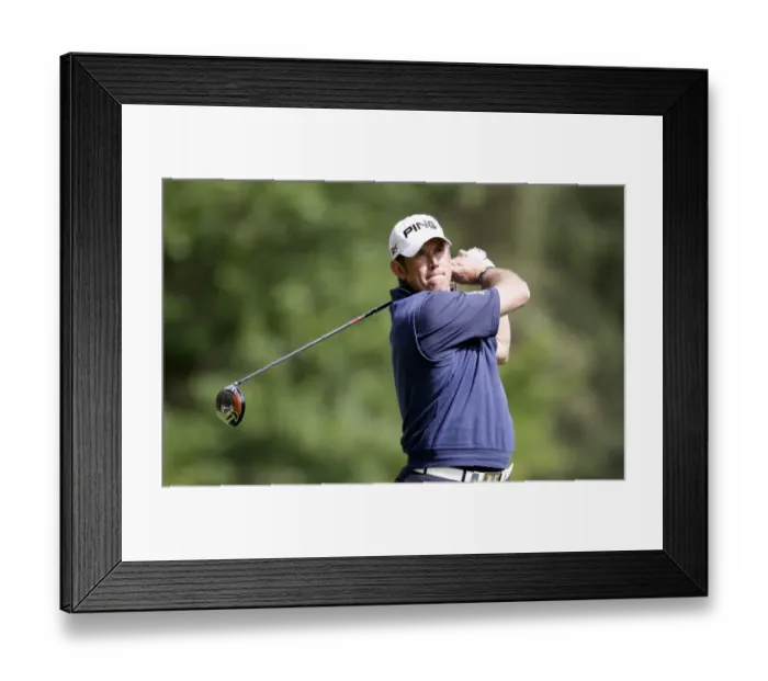 Framed Print : Lee Westwood Framed Print : Lee Westwood