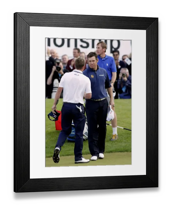 Framed Print : Lee Westwood & Luke Donald Framed Print : Lee Westwood & Luke Donald