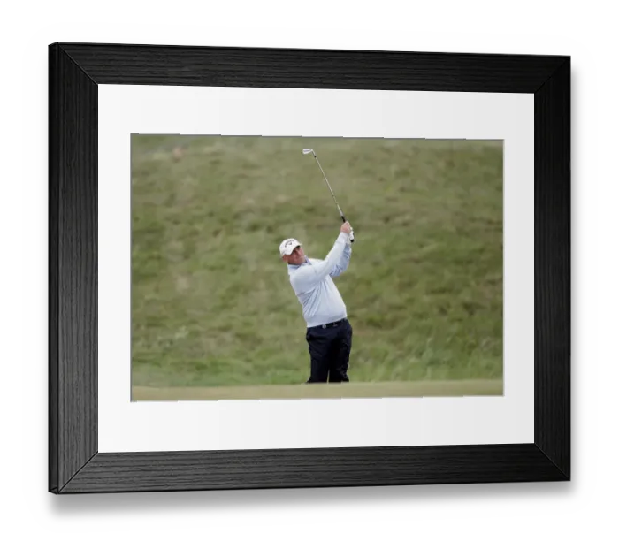 Framed Print : Thomas Bjorn On The 17th Fairway Framed Print : Thomas Bjorn On The 17th Fairway