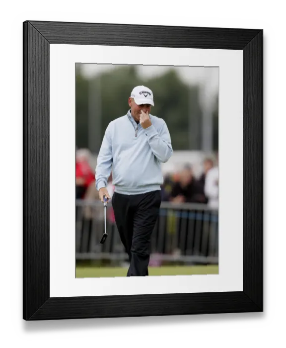 Framed Print : Thomas Bjorn Bogies The 18th Framed Print : Thomas Bjorn Bogies The 18th