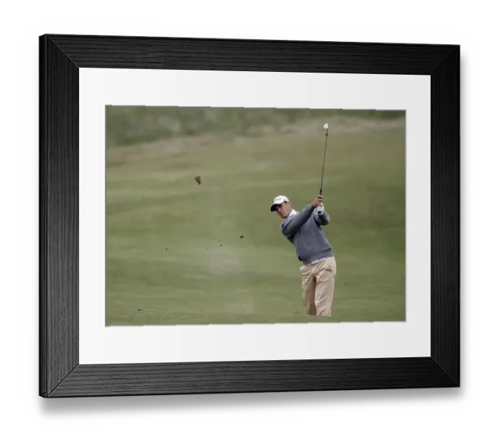 Framed Print : Martin Kaymer Plays His 2nd To The 9th Framed Print : Martin Kaymer Plays His 2nd To The 9th