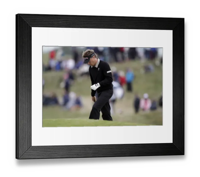 Framed Print : Bernhard Langer After Taking 8 At The Par 4 9th Framed Print : Bernhard Langer After Taking 8 At The Par 4 9th
