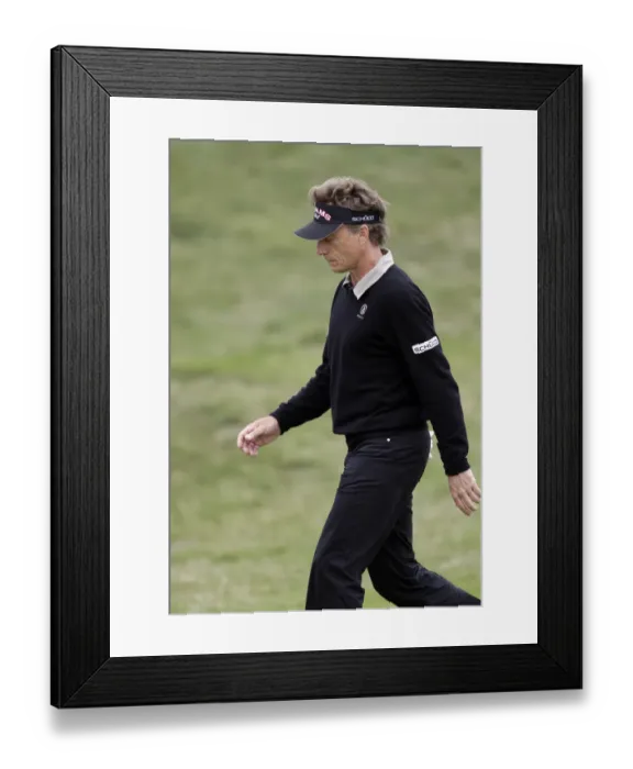 Framed Print : Bernhard Langer After Taking 8 At The Par 4 9th Hole Framed Print : Bernhard Langer After Taking 8 At The Par 4 9th Hole