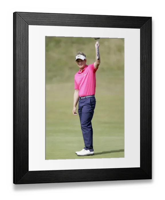 Framed Print : Luke Donald Just Misses Birdie On 8th Framed Print : Luke Donald Just Misses Birdie On 8th