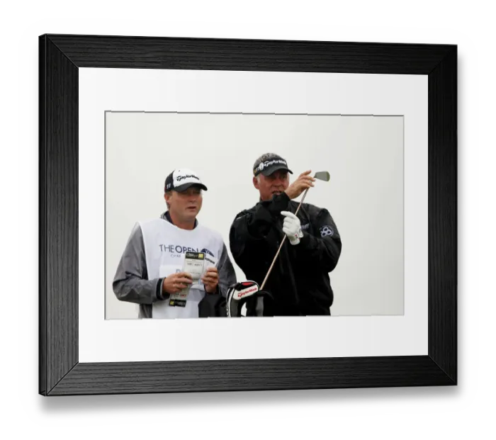 Framed Print : Darren Clarke On The 3rd Tee Framed Print : Darren Clarke On The 3rd Tee