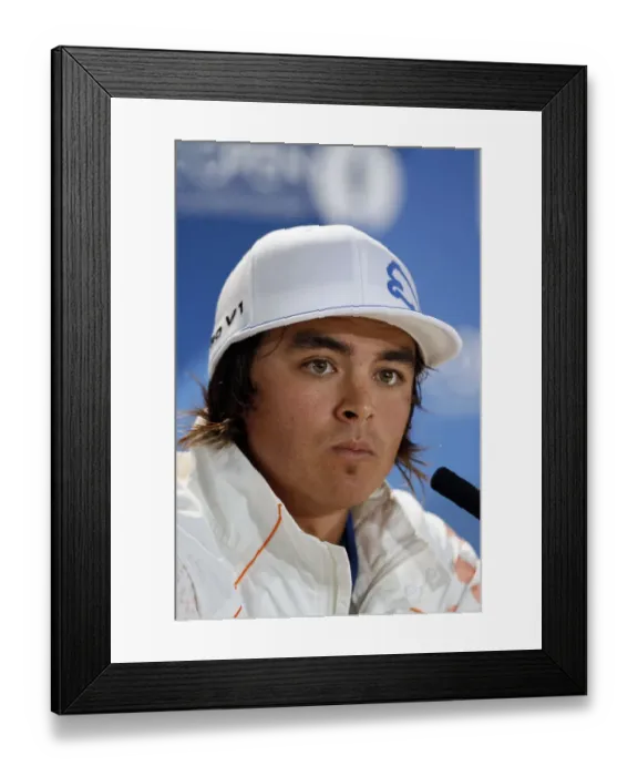 Framed Print : Rickie Fowler During The Media Interview