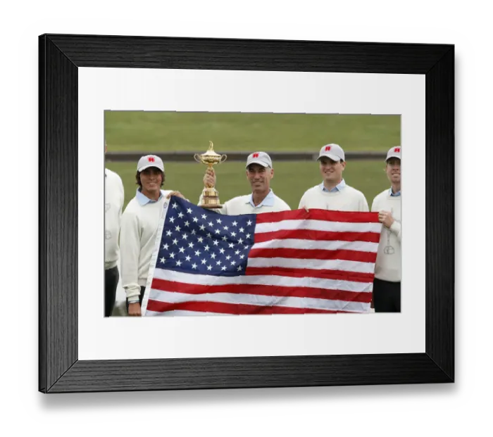 Framed Print : Rickie Fowler, Corey Pavin & Zach Johnson Framed Print : Rickie Fowler, Corey Pavin & Zach Johnson