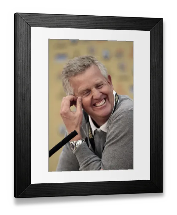 Framed Print : Colin Montgomerie During His Press Conference Framed Print : Colin Montgomerie During His Press Conference