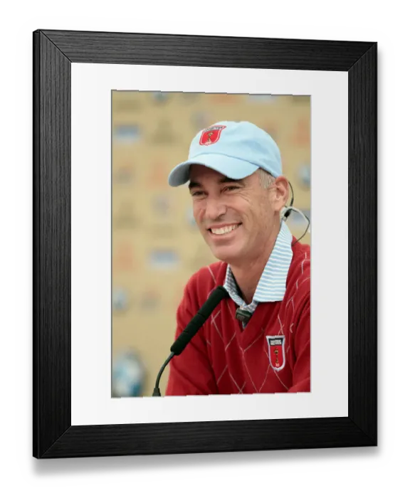 Framed Print : Corey Pavin During His Press Conference Framed Print : Corey Pavin During His Press Conference