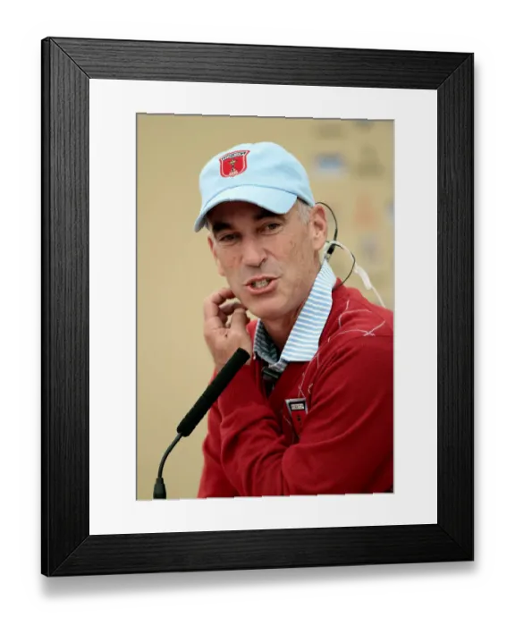Framed Print : Corey Pavin During His Press Conference