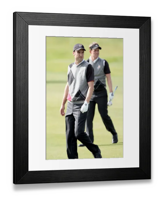 Framed Print : Ross Fisher & Luke Donald Framed Print : Ross Fisher & Luke Donald