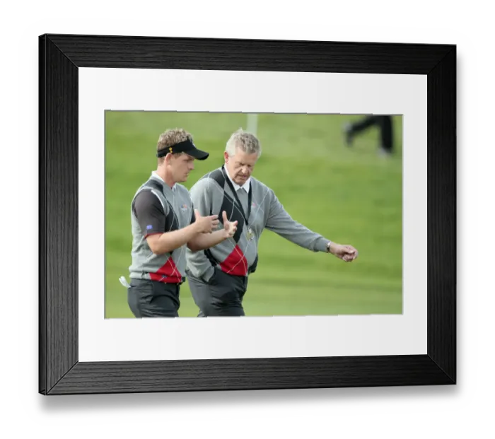Framed Print : Luke Donald & Colin Montgomerie Framed Print : Luke Donald & Colin Montgomerie