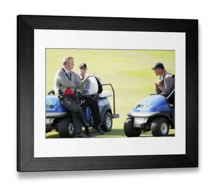 Framed Print : Colin Montgomerie & Thomas Bjorn Framed Print : Colin Montgomerie & Thomas Bjorn