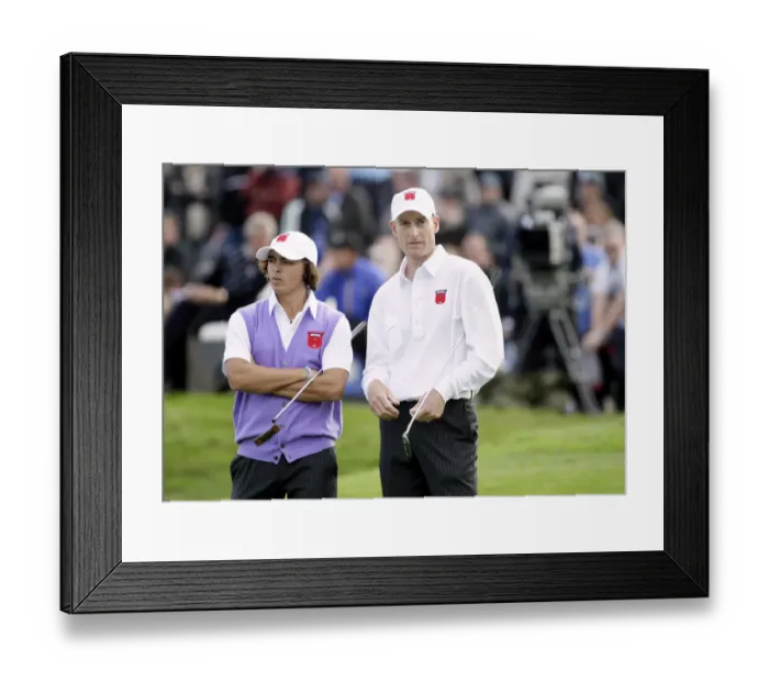 Framed Print : Jim Furyk & Rickie Fowler Framed Print : Jim Furyk & Rickie Fowler