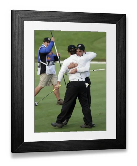 Framed Print : Francesco Molinari & Edoardo Molinari On 18th Francesco Framed Print : Francesco Molinari & Edoardo Molinari On 18th Francesco