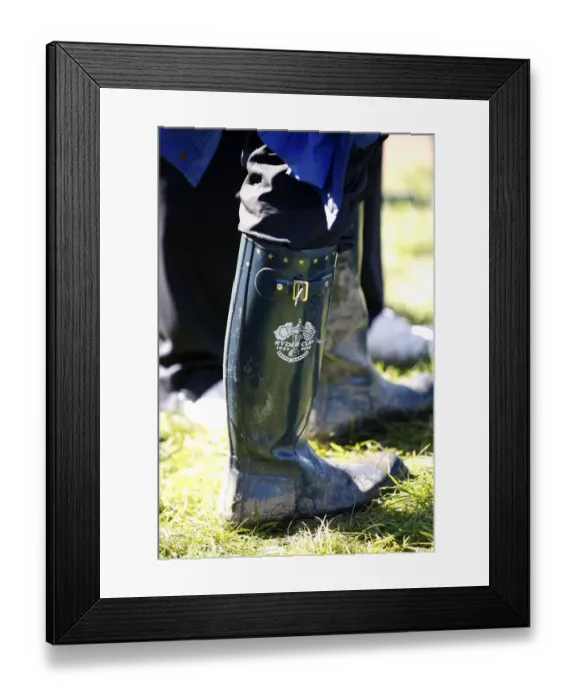 Framed Print : Ryder Cup Wellington Boots