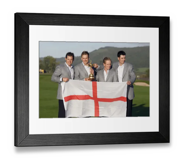 Framed Print : Lee Westwood, Ian Poulter, Luke Donald & Ross Fisher Lee W Framed Print : Lee Westwood, Ian Poulter, Luke Donald & Ross Fisher Lee W