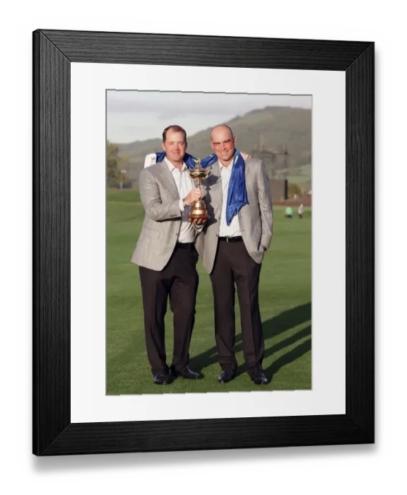Framed Print : Peter Hanson & Thomas Bjorn Framed Print : Peter Hanson & Thomas Bjorn