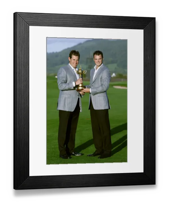 Framed Print : Lee Westwood & Martin Kaymer Framed Print : Lee Westwood & Martin Kaymer