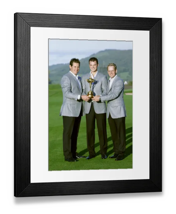 Framed Print : Lee Westwood, Martin Kaymer and Luke Donald Framed Print : Lee Westwood, Martin Kaymer and Luke Donald