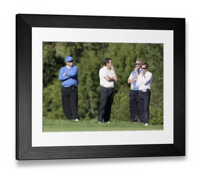 Framed Print : Westwood Darren Clarke & Sergio Garcia Framed Print : Westwood Darren Clarke & Sergio Garcia