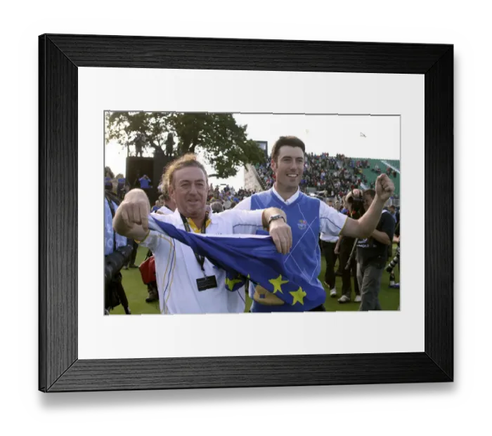 Framed Print : Miguel Angel Jimenez & Ross Fisher Framed Print : Miguel Angel Jimenez & Ross Fisher