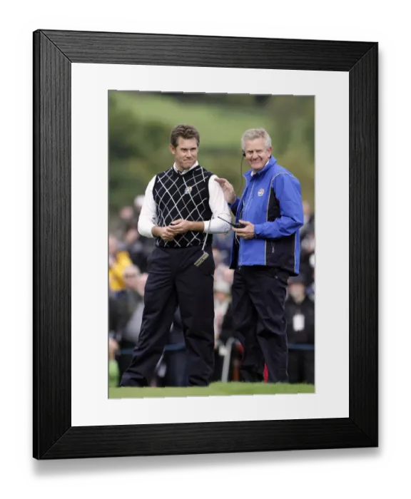 Framed Print : Lee Westwood & Colin Montgomerie Framed Print : Lee Westwood & Colin Montgomerie