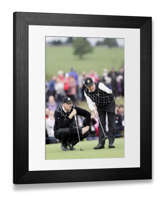 Framed Print : Peter Hanson & Miguel Angel Jimenez