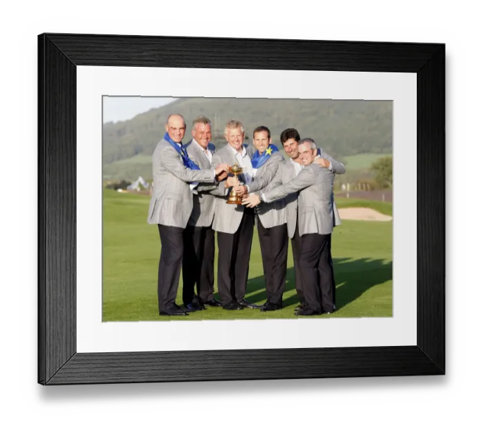 Framed Print : Colin Montgomerie & European Assistants Colin Montgomeri Framed Print : Colin Montgomerie & European Assistants Colin Montgomeri