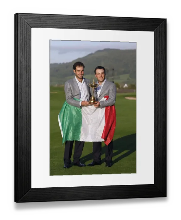 Framed Print : Edoardo & Francesco Molinari Framed Print : Edoardo & Francesco Molinari