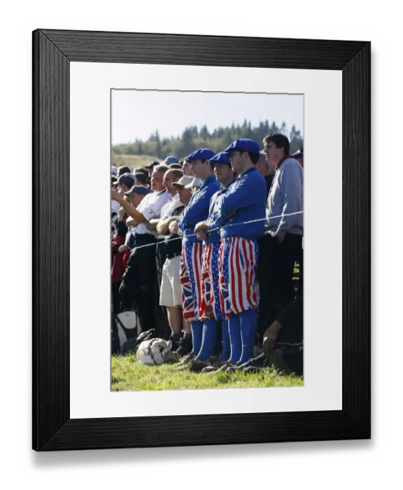 Framed Print : Ryder Cup Spectators Framed Print : Ryder Cup Spectators