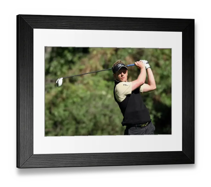 Framed Print : Luke Donald