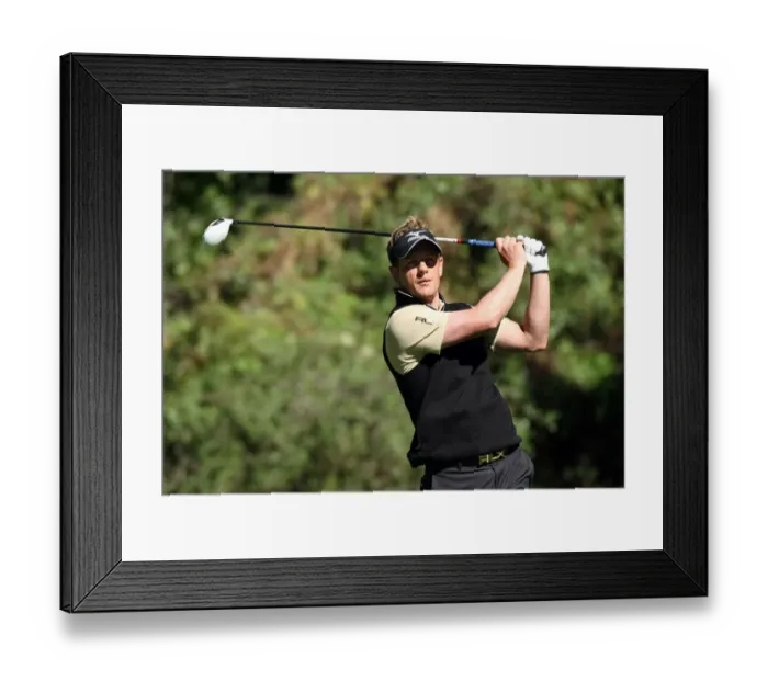 Framed Print : Luke Donald Framed Print : Luke Donald