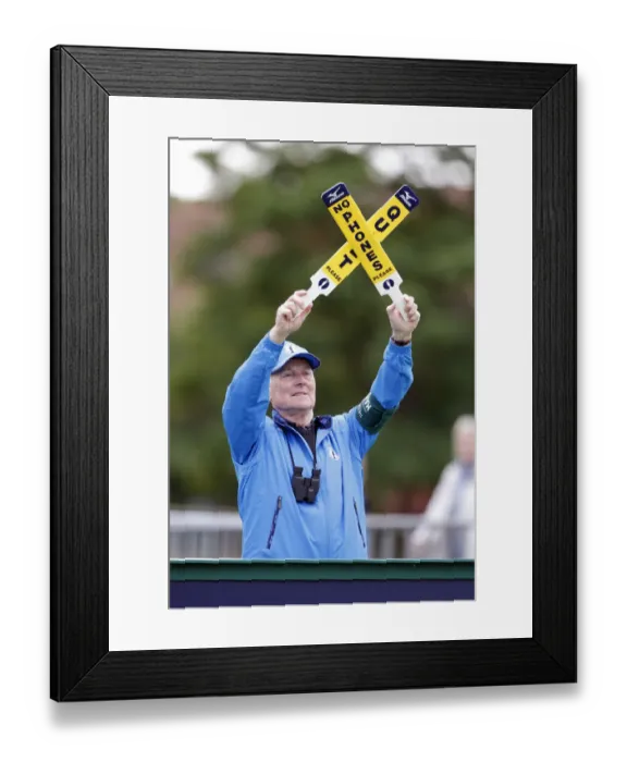 Framed Print : Marshall Holds Up Quiet Please Signs Framed Print : Marshall Holds Up Quiet Please Signs