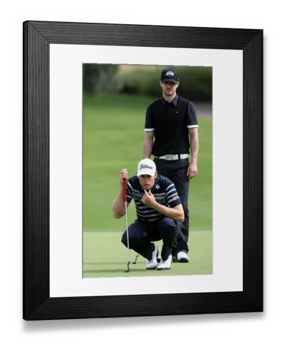 Framed Print : Nick Watney, Justin Timberlake Framed Print : Nick Watney, Justin Timberlake