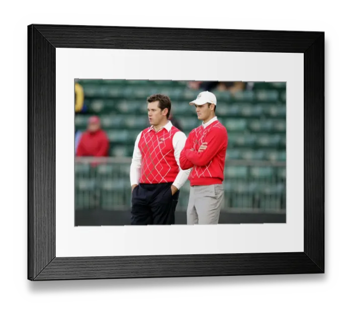 Framed Print : Lee Westwood & Martin Kaymer Framed Print : Lee Westwood & Martin Kaymer