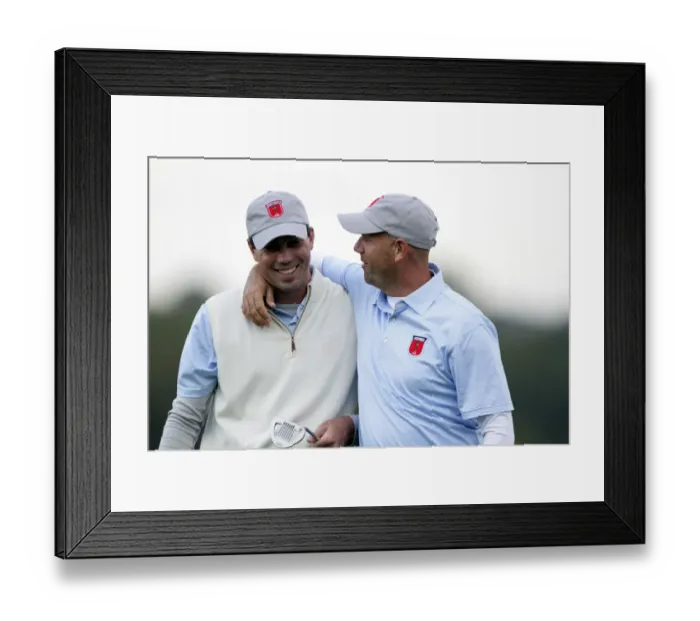 Framed Print : Stewart Cink & Matt Kuchar Framed Print : Stewart Cink & Matt Kuchar