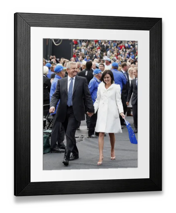 Framed Print : Colin Montgomerie & Wife Gaynor Framed Print : Colin Montgomerie & Wife Gaynor