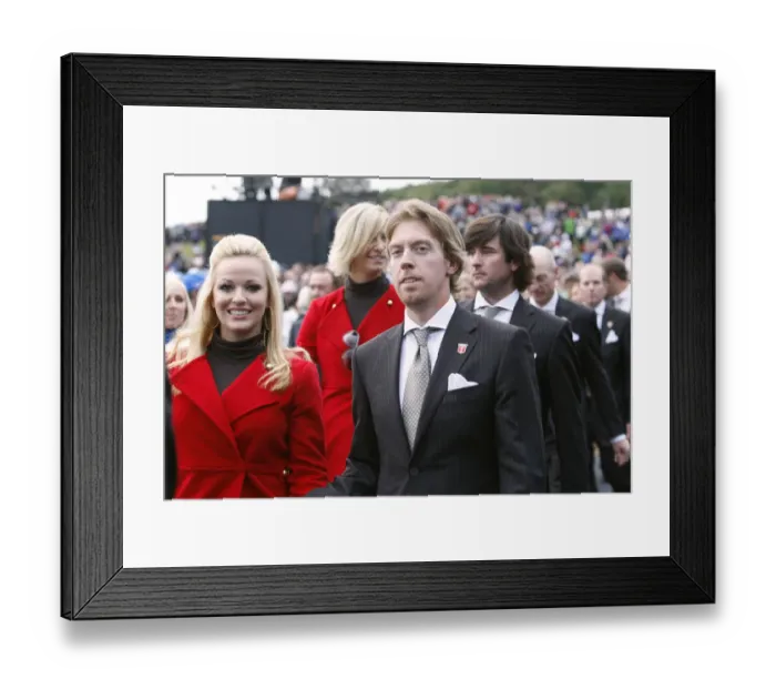 Framed Print : Hunter Mahan & Kandi Harris Framed Print : Hunter Mahan & Kandi Harris