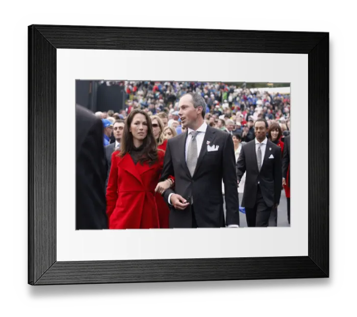 Framed Print : Matt Kuchar & Wife Sybil Framed Print : Matt Kuchar & Wife Sybil